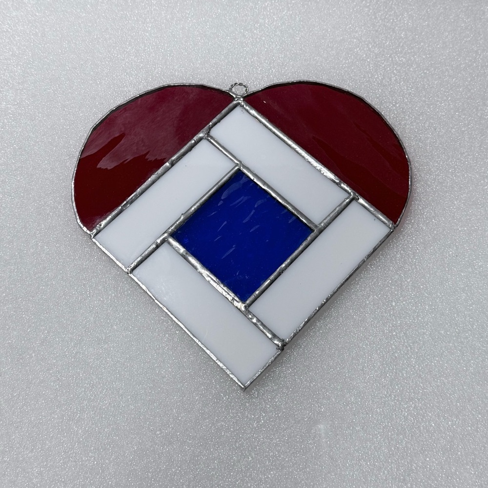 Two Patriotic Glass Decorations - Picture 5 of 8